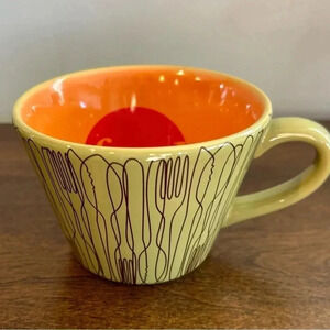 Food Network Coffee Cup Utensil Silverware
Tea Mug Drink Green Advertising Logo